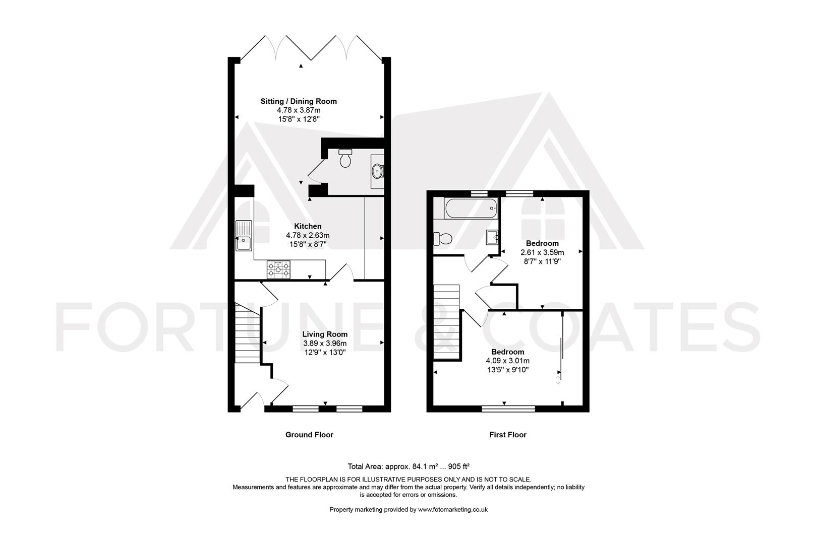 2, Crossway, Harlow floorplan