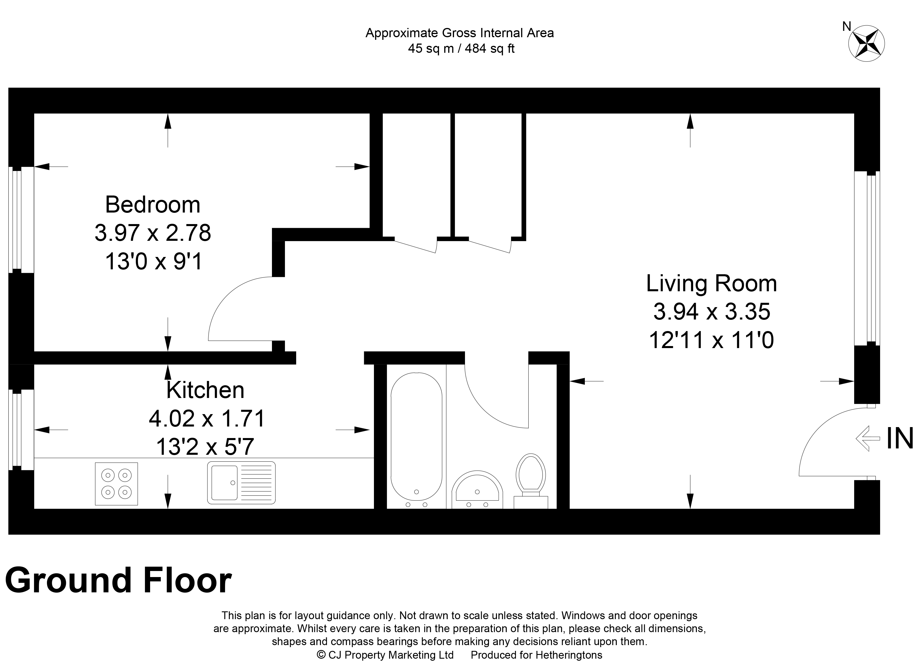 1 Bedrooms Flat to rent in Osprey Close, London E11