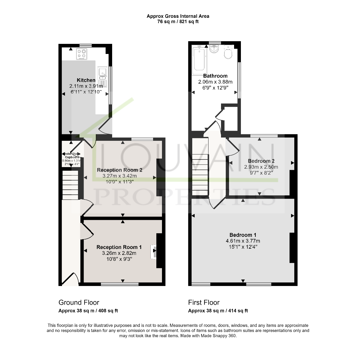 46 Harford Street, Tredegar floorplan