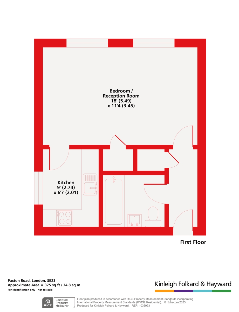 35, Paxton Road, London floorplan