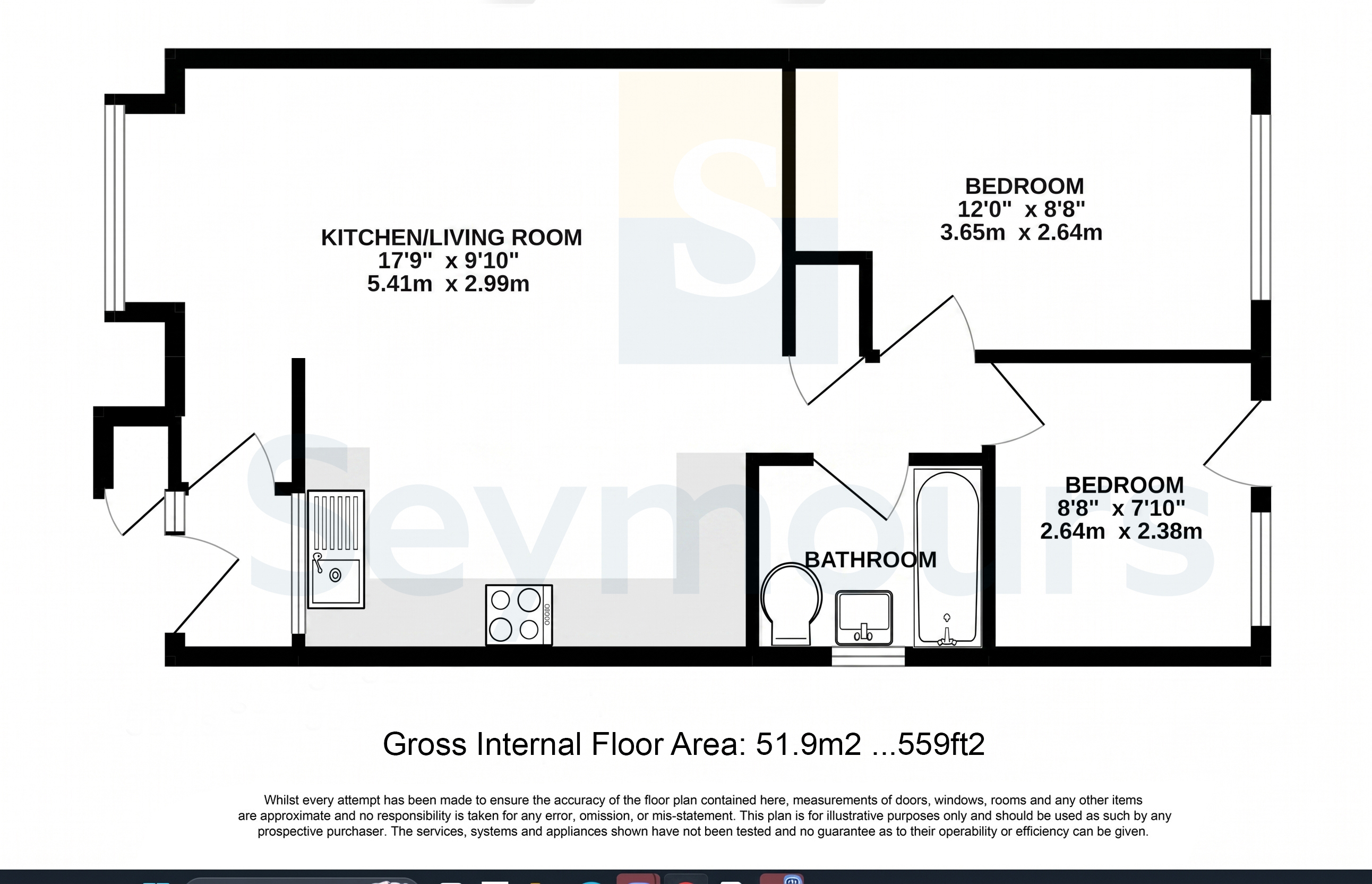 2, Atkins Close, Surrey floorplan