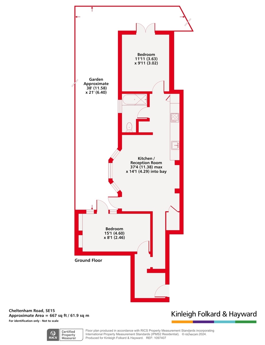 120B, Cheltenham Road, London floorplan