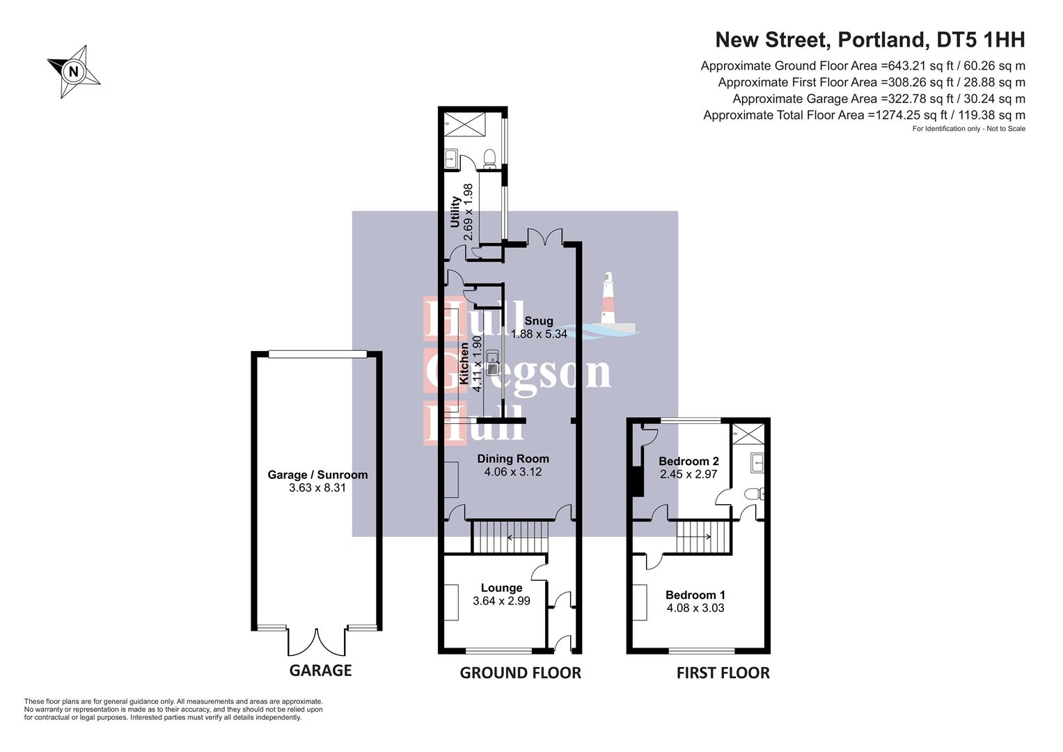 23, New Street, Portland floorplan
