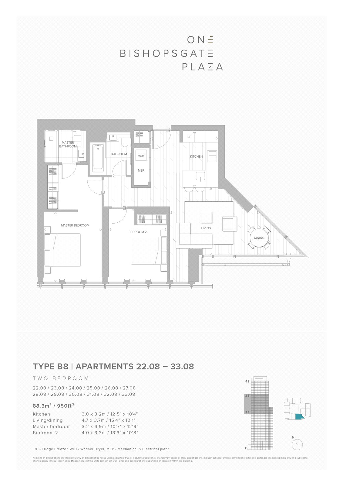 23.08 One Bishopsgate Plaza,, One Bishopsgate Plaza, London floorplan