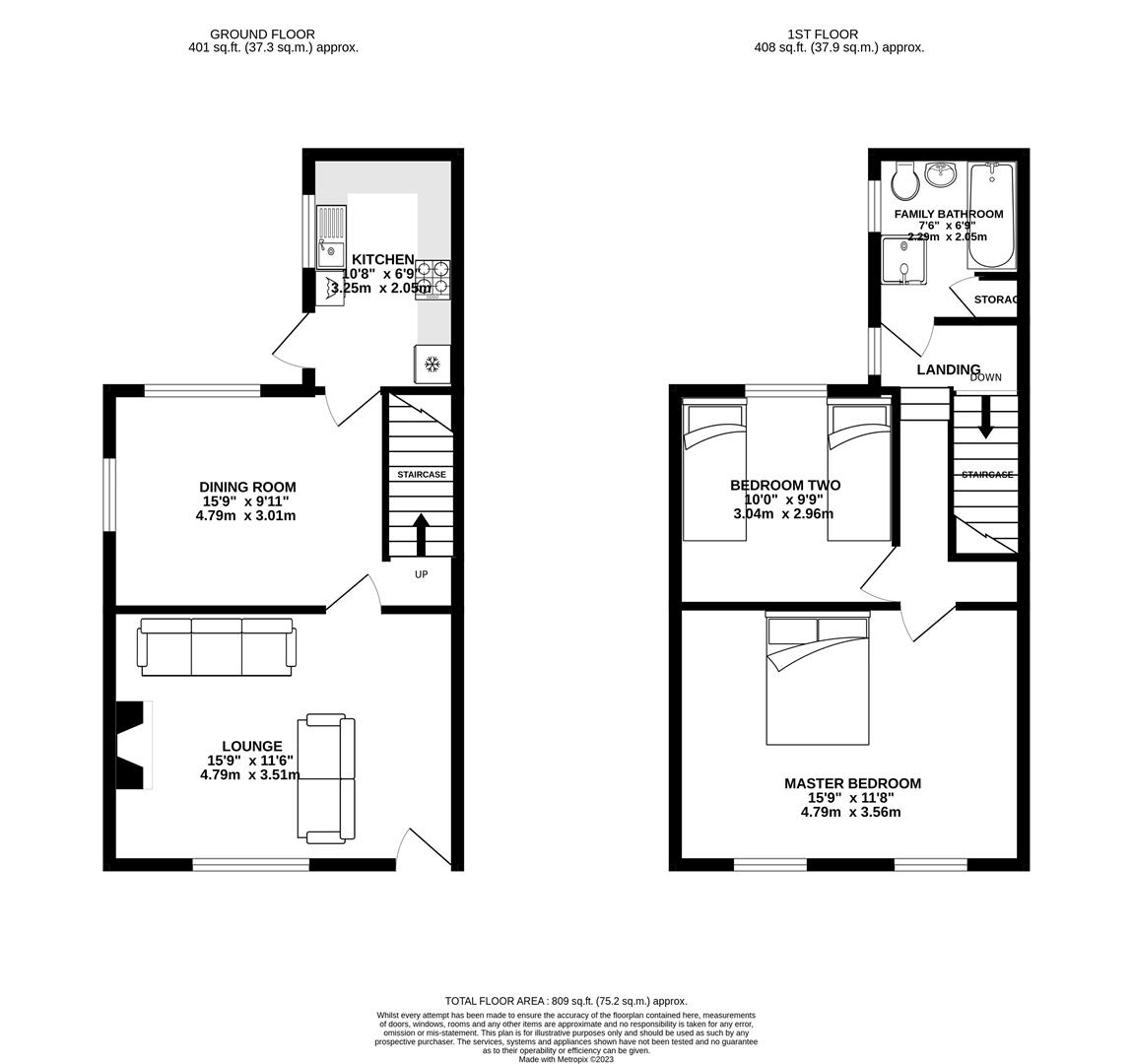 Herbert Street, Leyland PR25, 2 bedroom end terrace house for sale