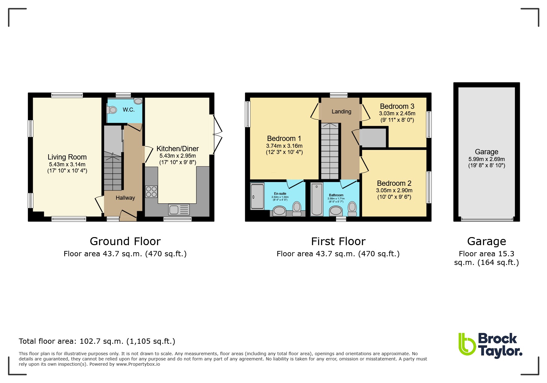 1 Rushy Field, Horsham floorplan
