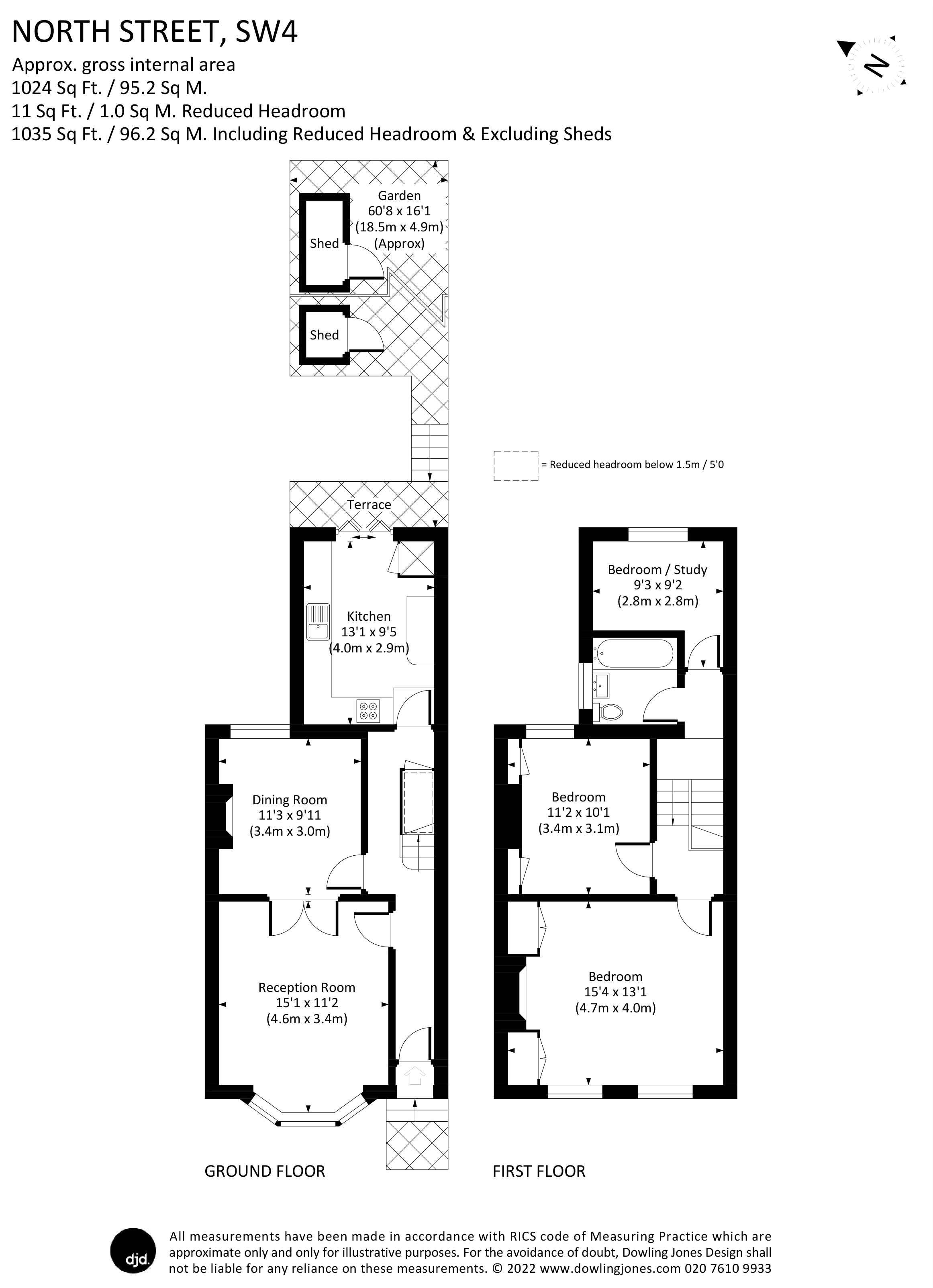 North Street, Clapham, London SW4, 3 bedroom for sale