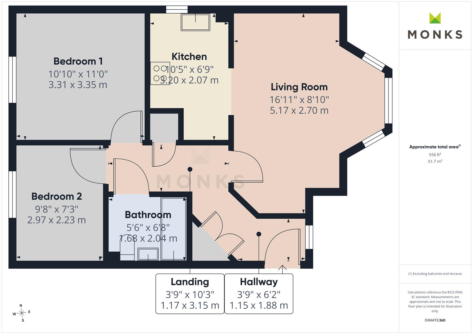19, St. Johns Walk, Telford floorplan