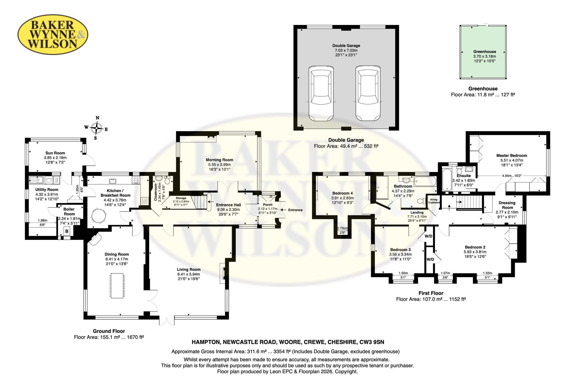 Hampton Newcastle Road, Crewe floorplan