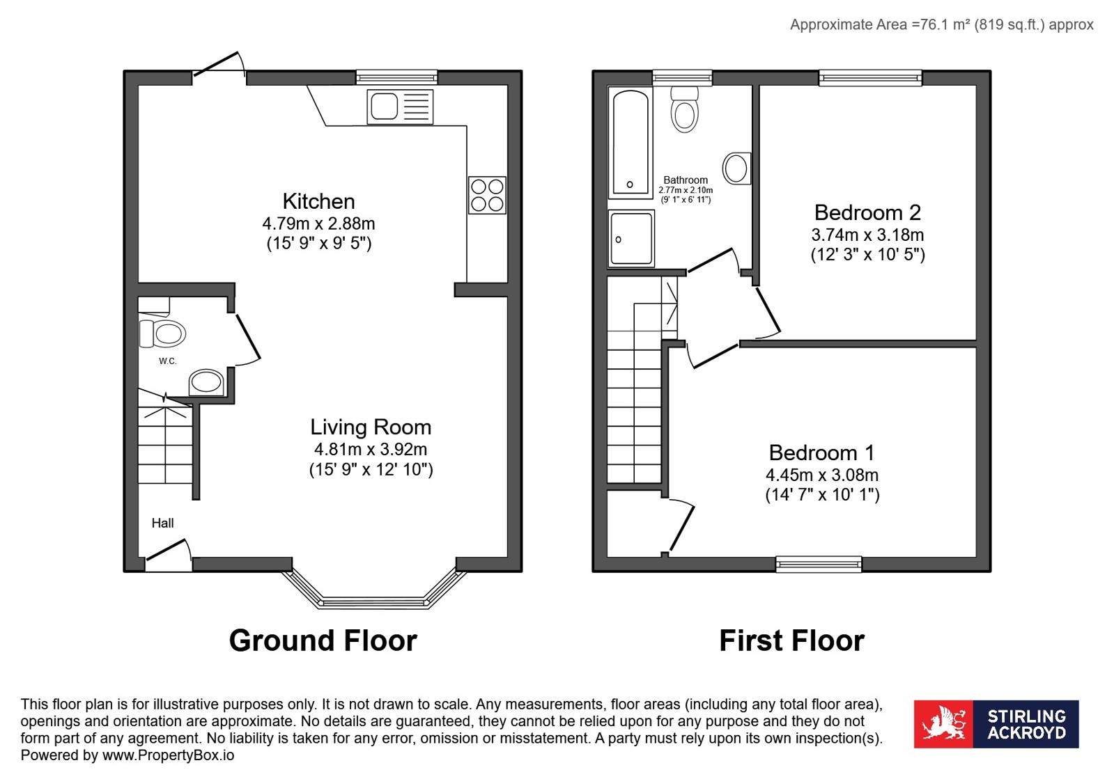 5, Longford Road, Twickenham floorplan