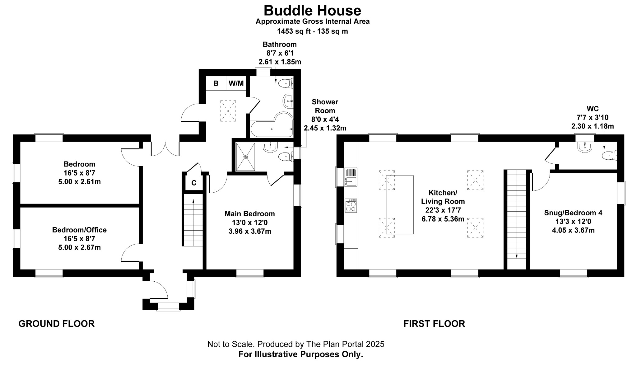 Buddle House, West Road, Beaworthy floorplan