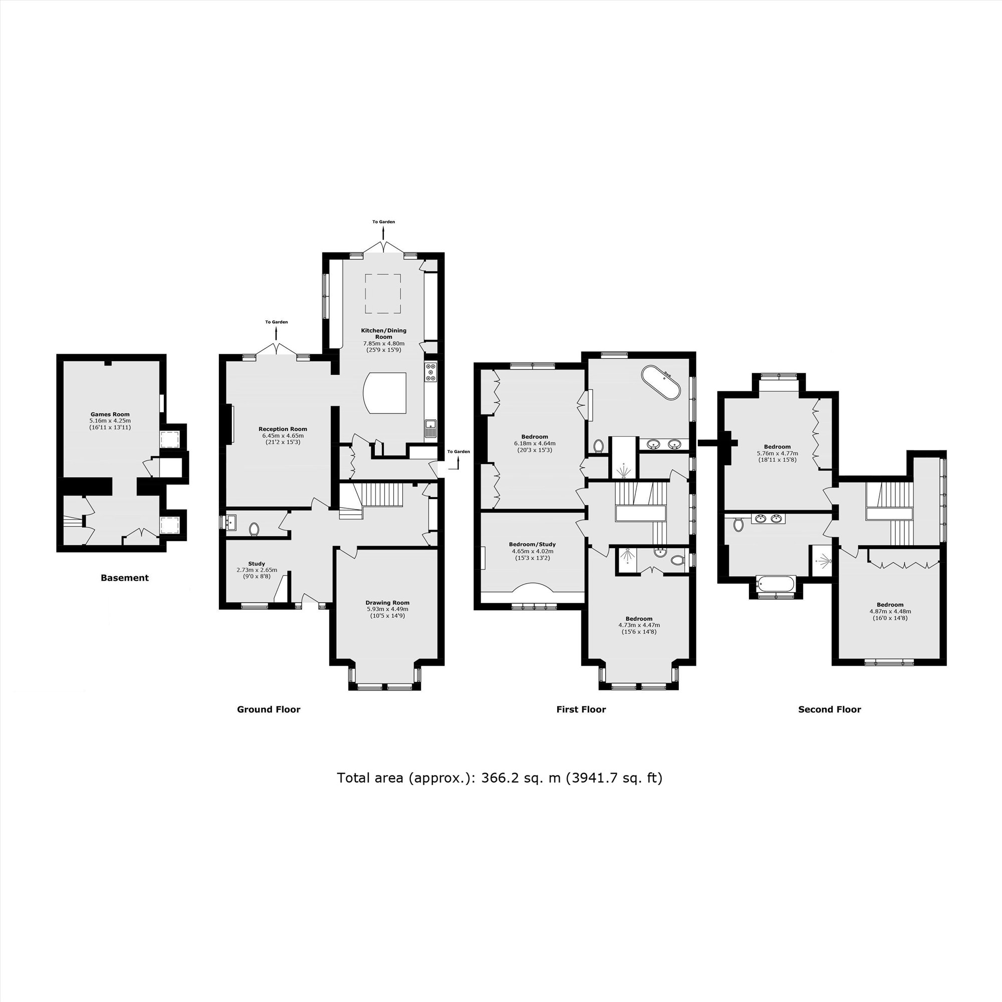 38, Strawberry Hill Road, Twickenham floorplan