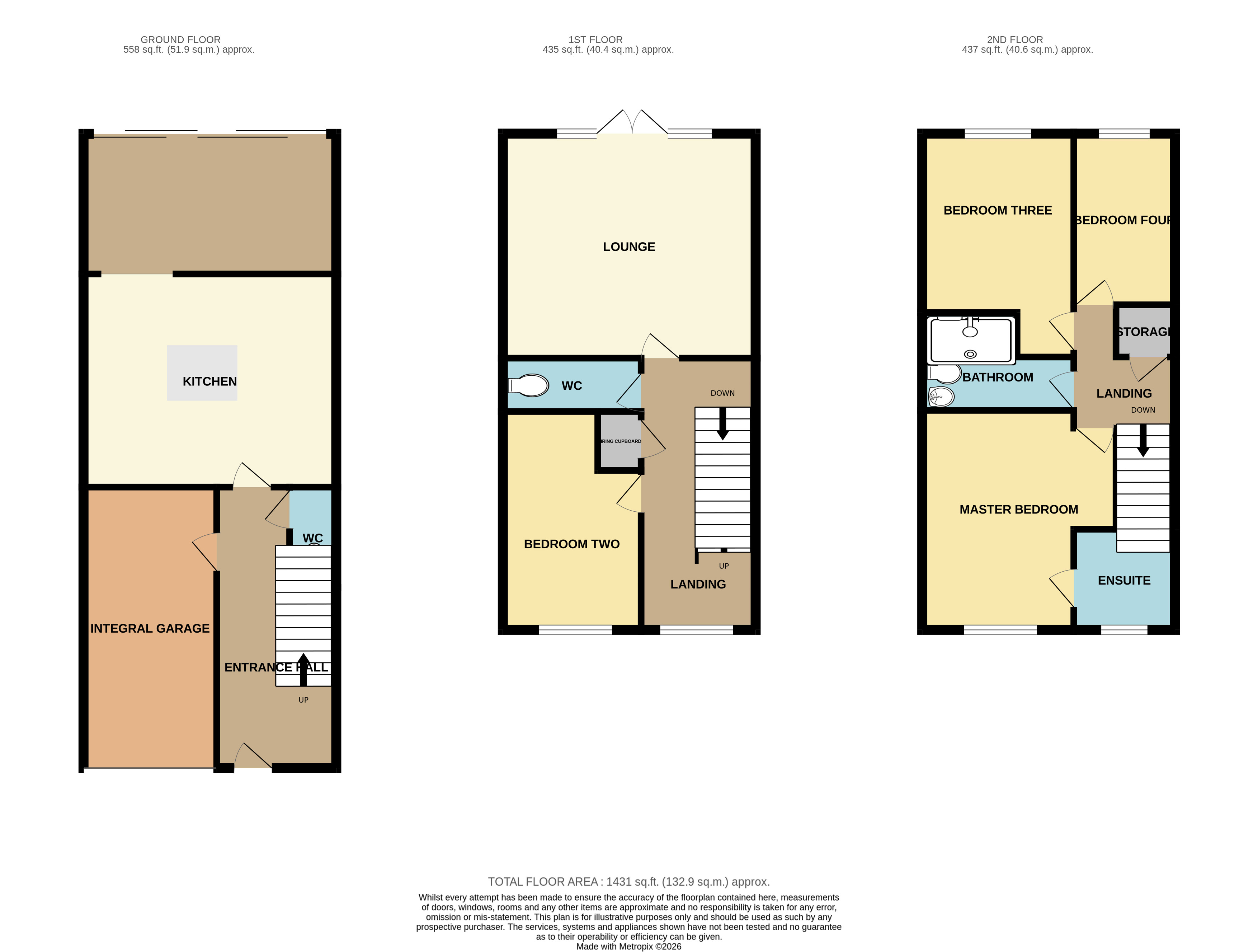 52b, Herongate Road, Leicester floorplan