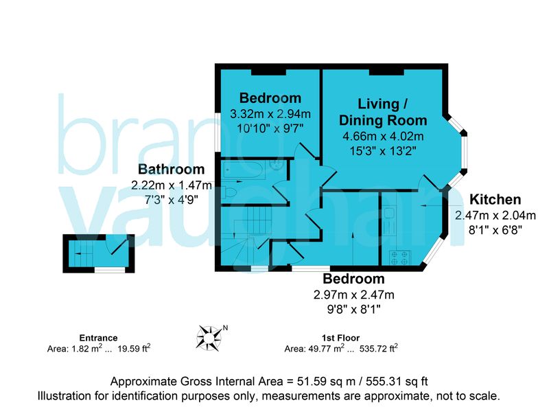 66, Upper Gloucester Road, Brighton floorplan