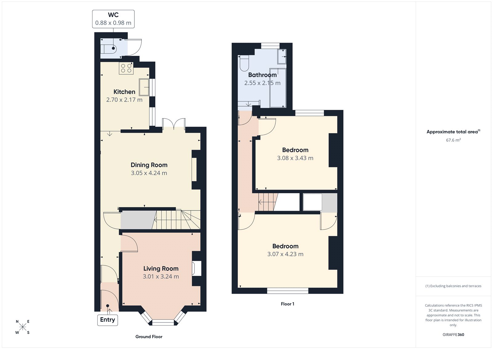 11, Park Avenue, Bristol floorplan
