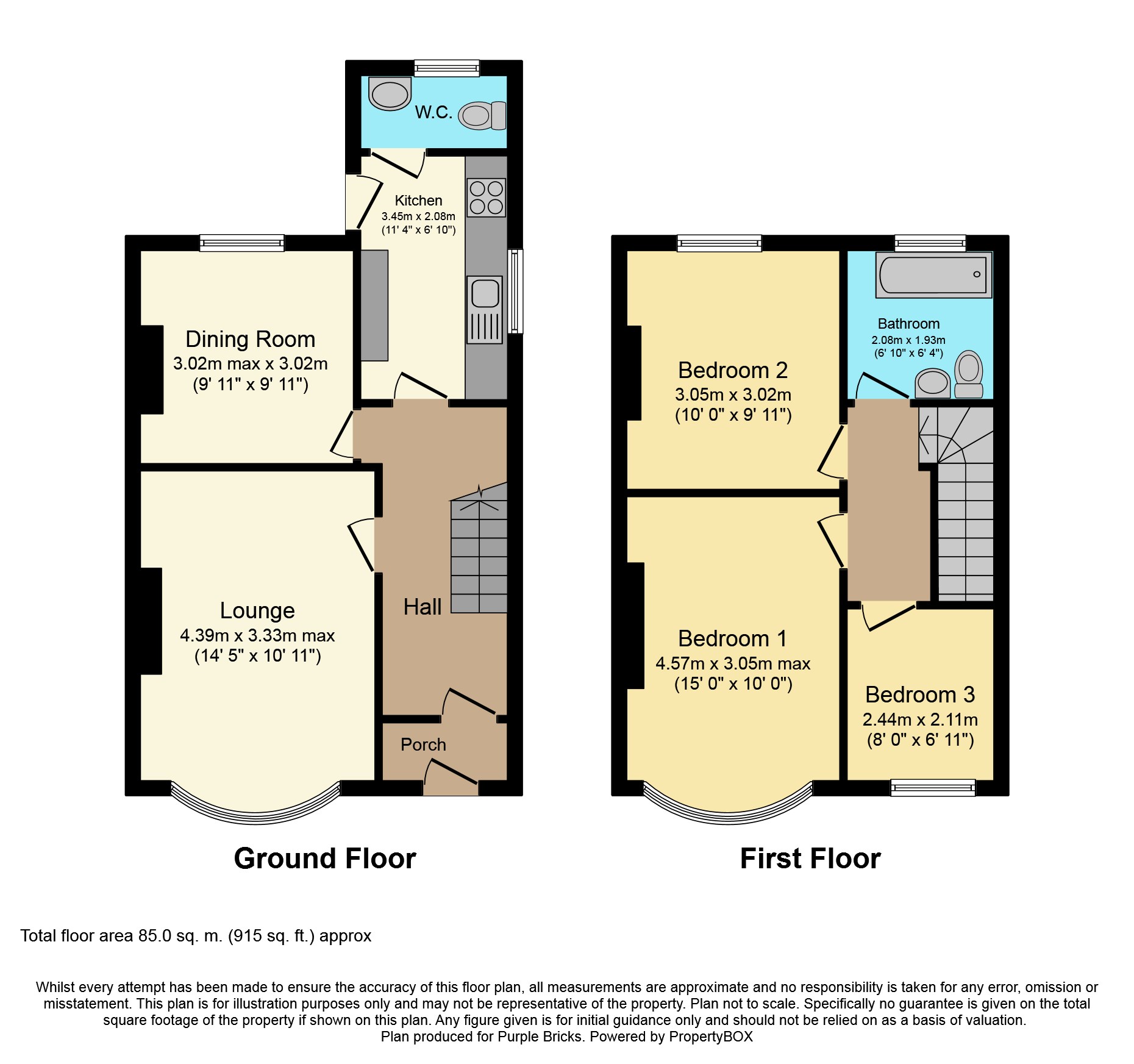 3 Bedrooms Semi-detached house for sale in Beauty Bank, Cradley Heath B64