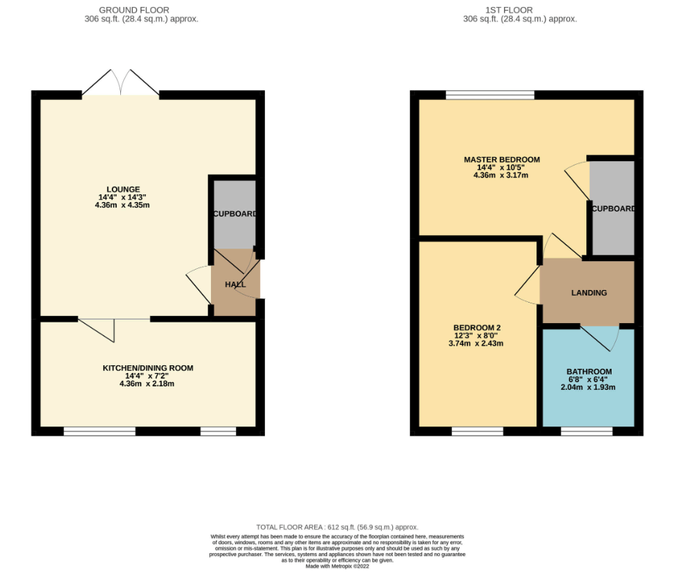 28, St. Williams Avenue, Bolton floorplan