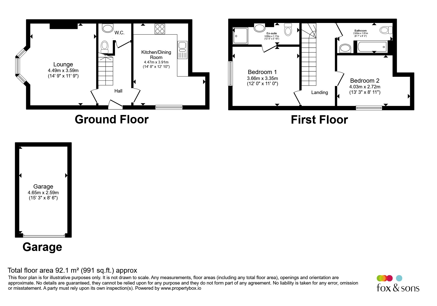 36, Laburnum Grove, Portsmouth floorplan