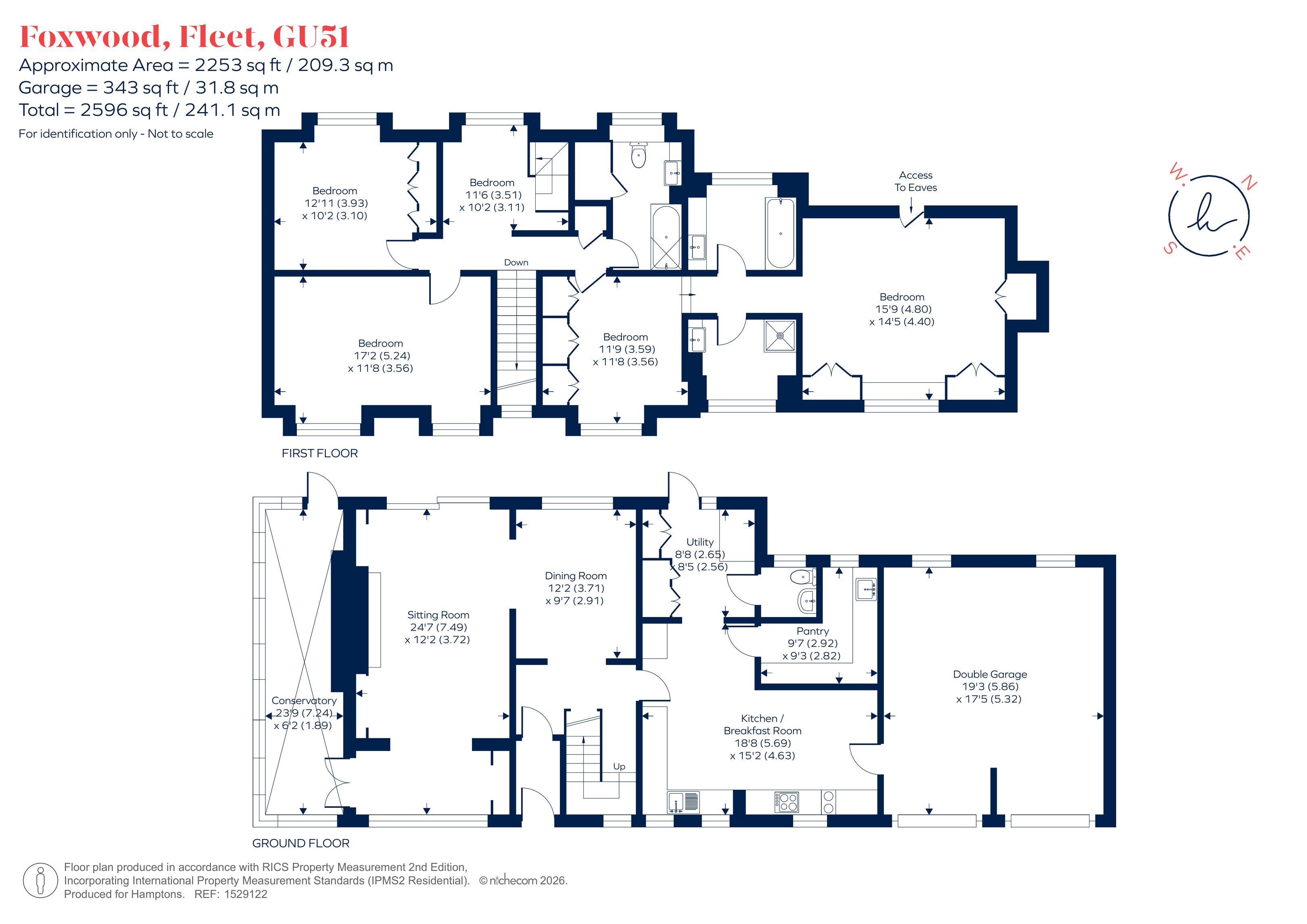 8, Foxwood, Fleet floorplan