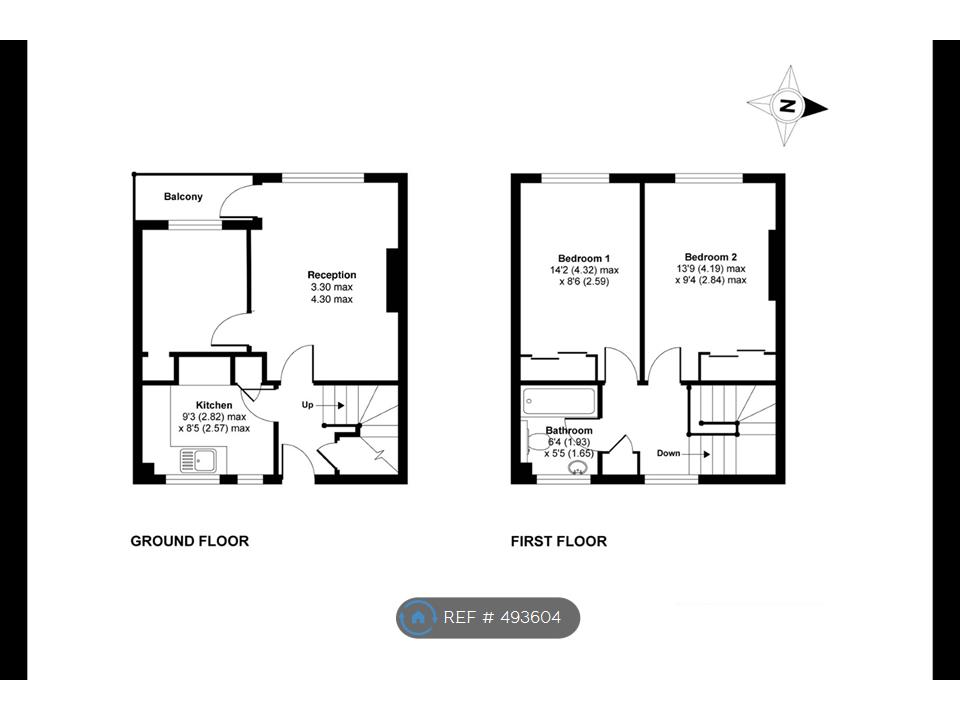 3 Bedrooms Maisonette to rent in Beaumont Court, London CR4