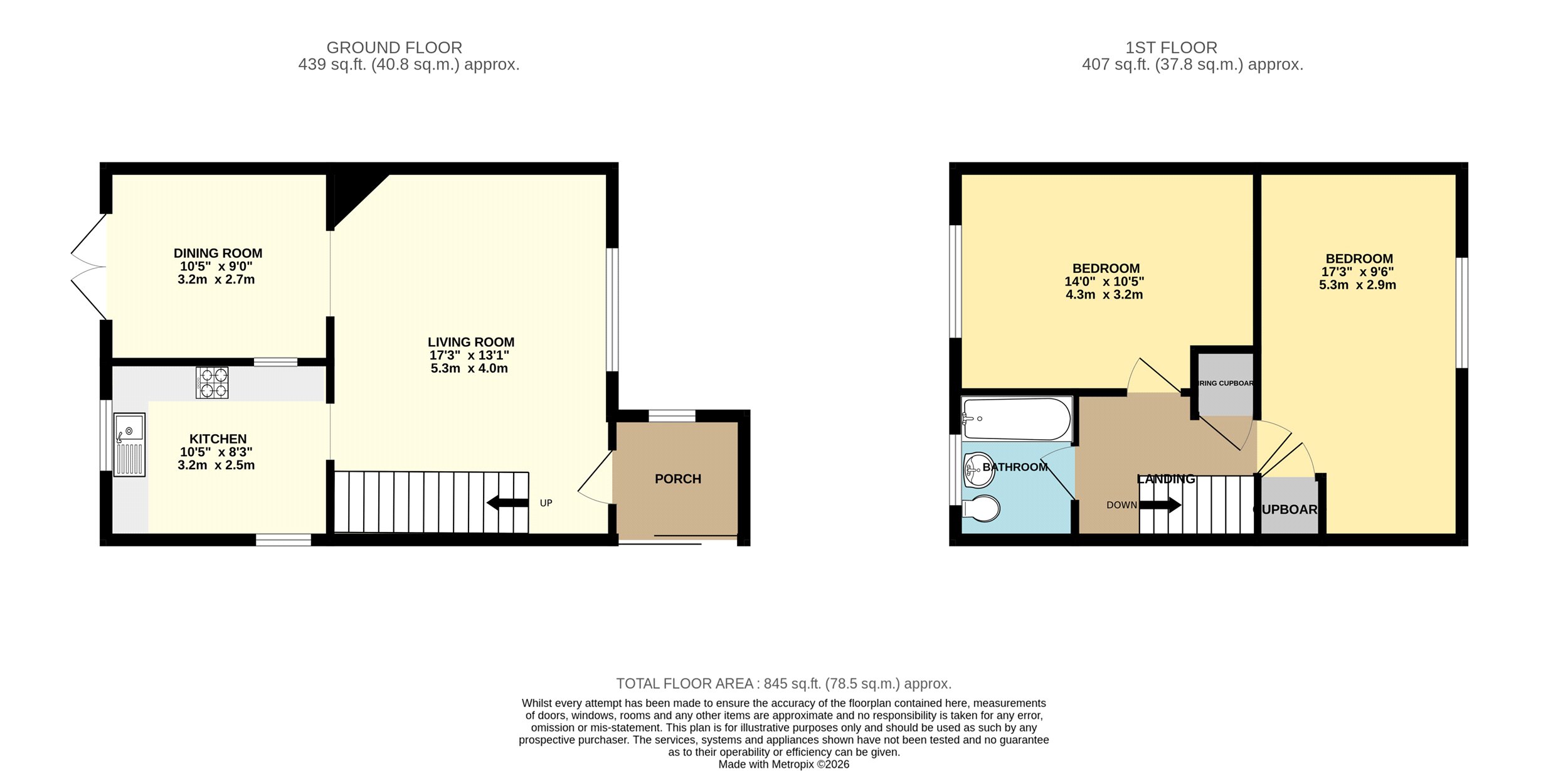 2, Brompton Meadows, Dulverton floorplan