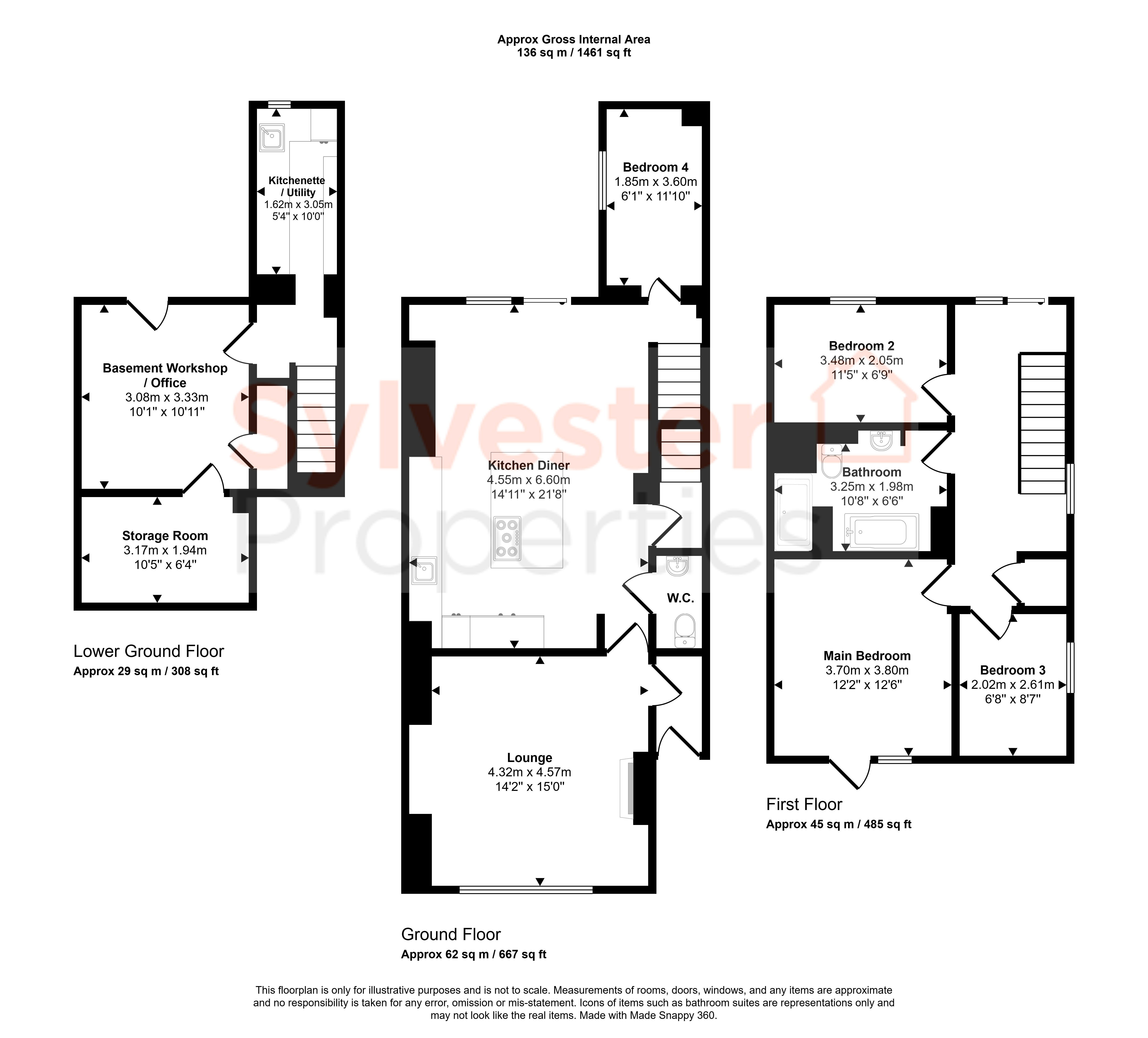 5, Provident Terrace, Stanley floorplan