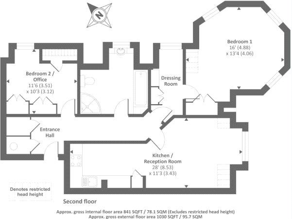 2 Bedrooms Flat to rent in London Road, Sunningdale, Ascot SL5