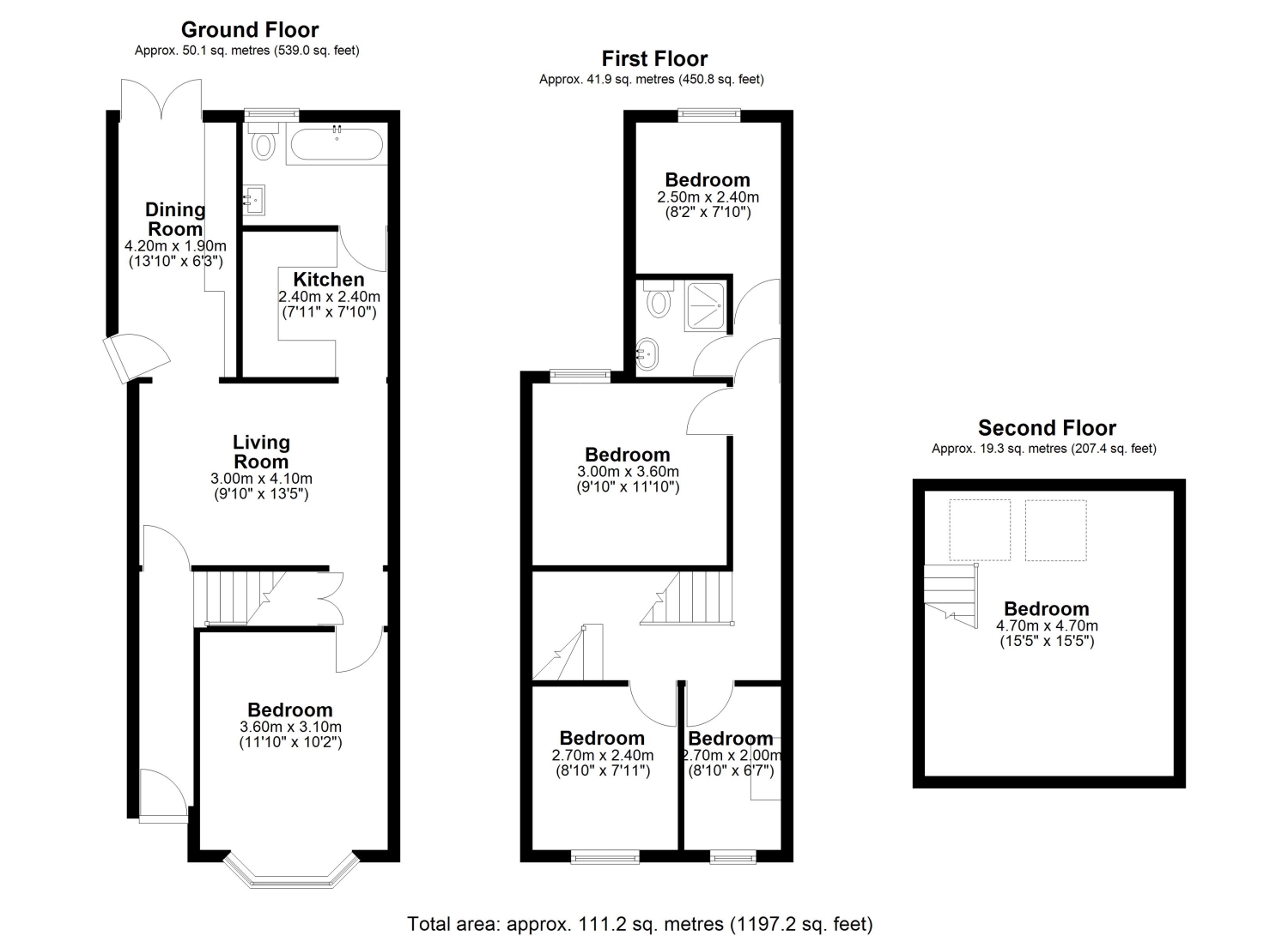 26, Albert Road, Egham floorplan