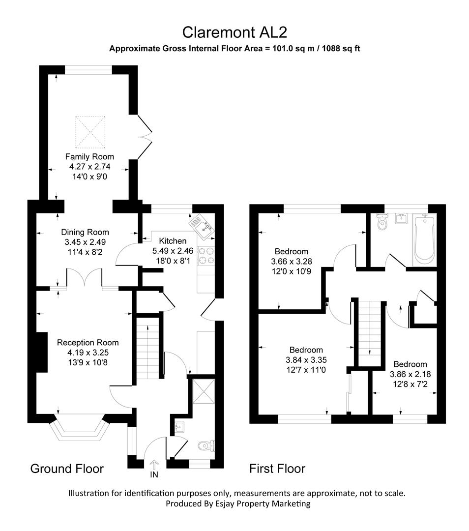 29, Claremont, St. Albans floorplan