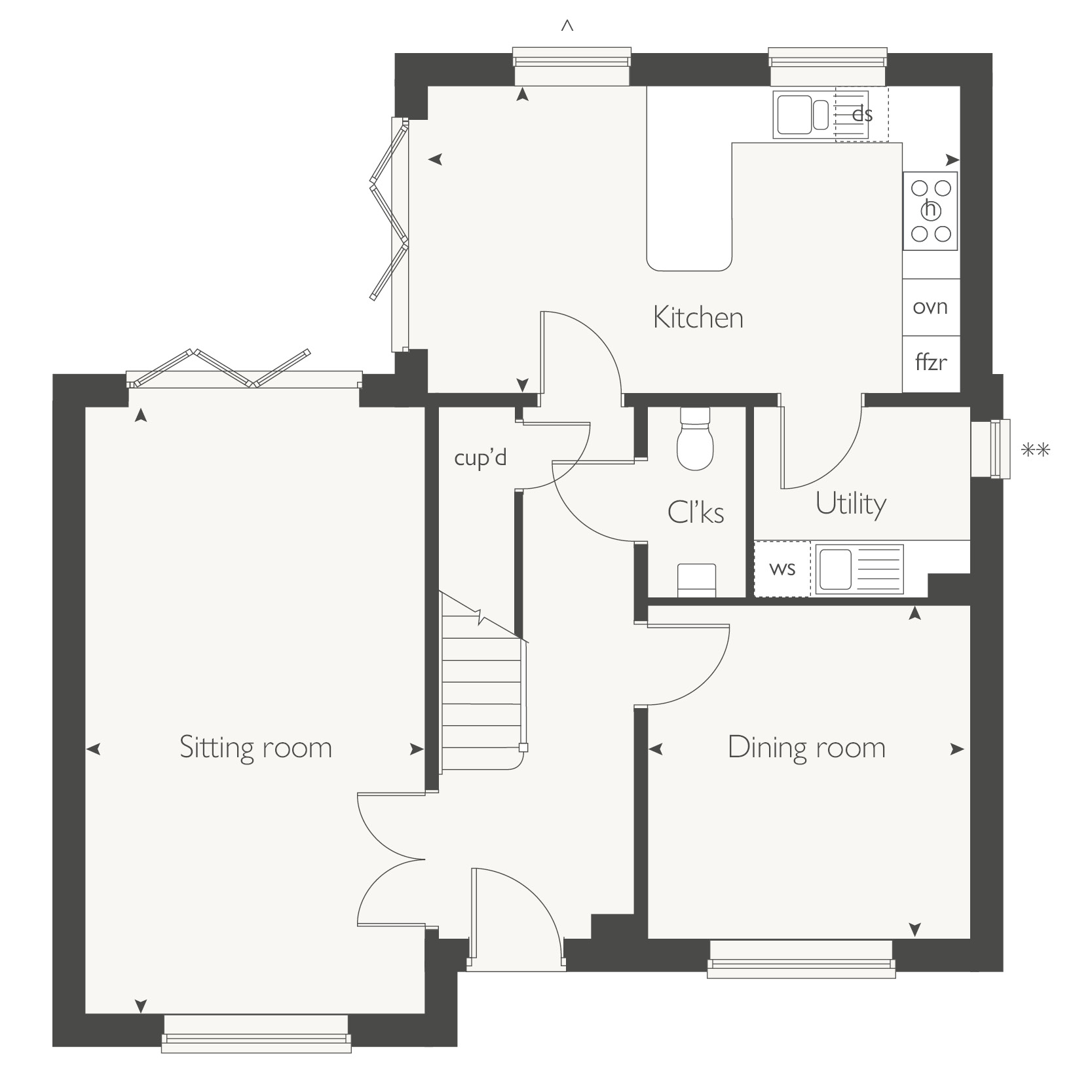61, Portsmouth Road, Woking floorplan