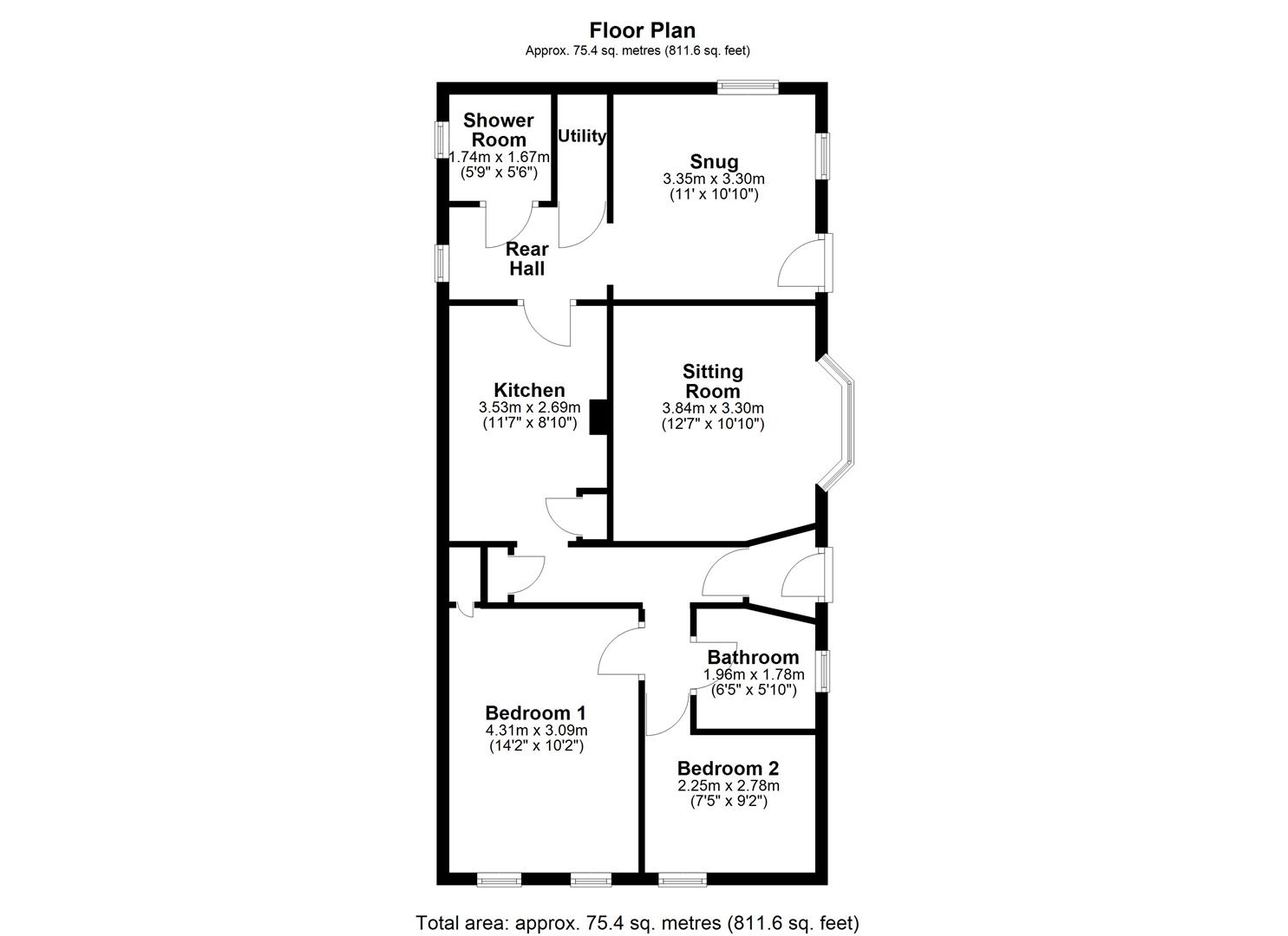 32, Padfield Gardens, Melksham floorplan