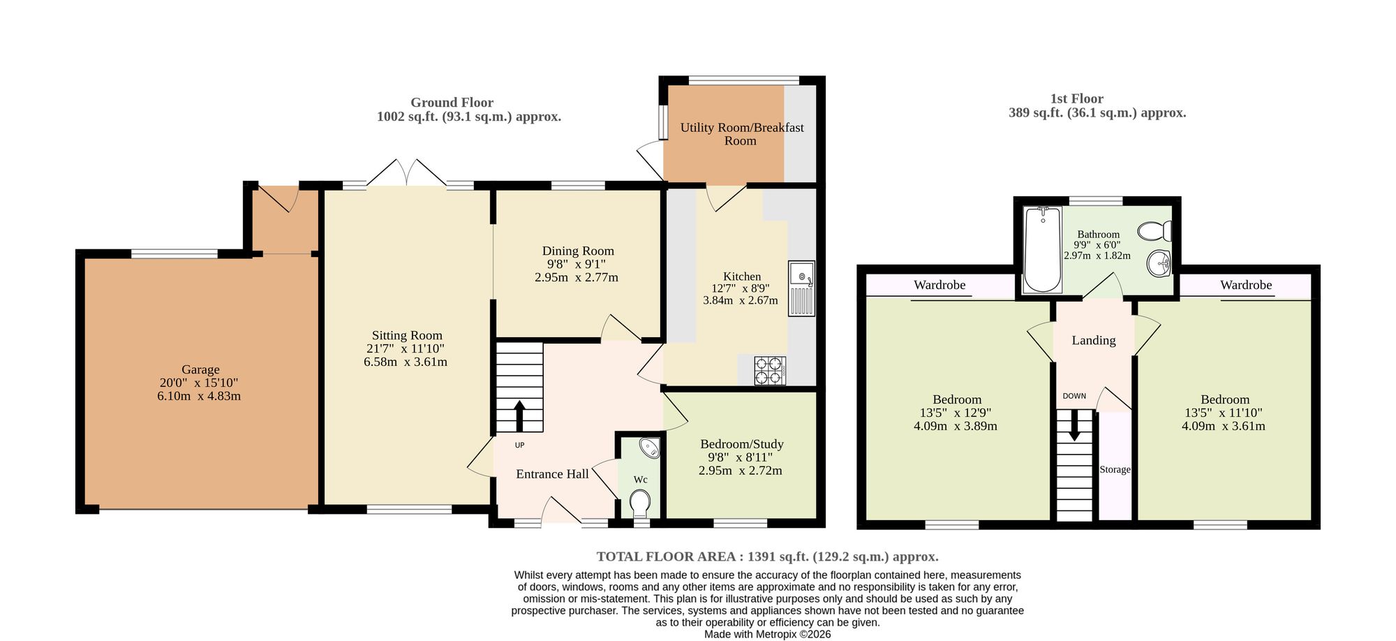 60 Back Road, Wisbech floorplan