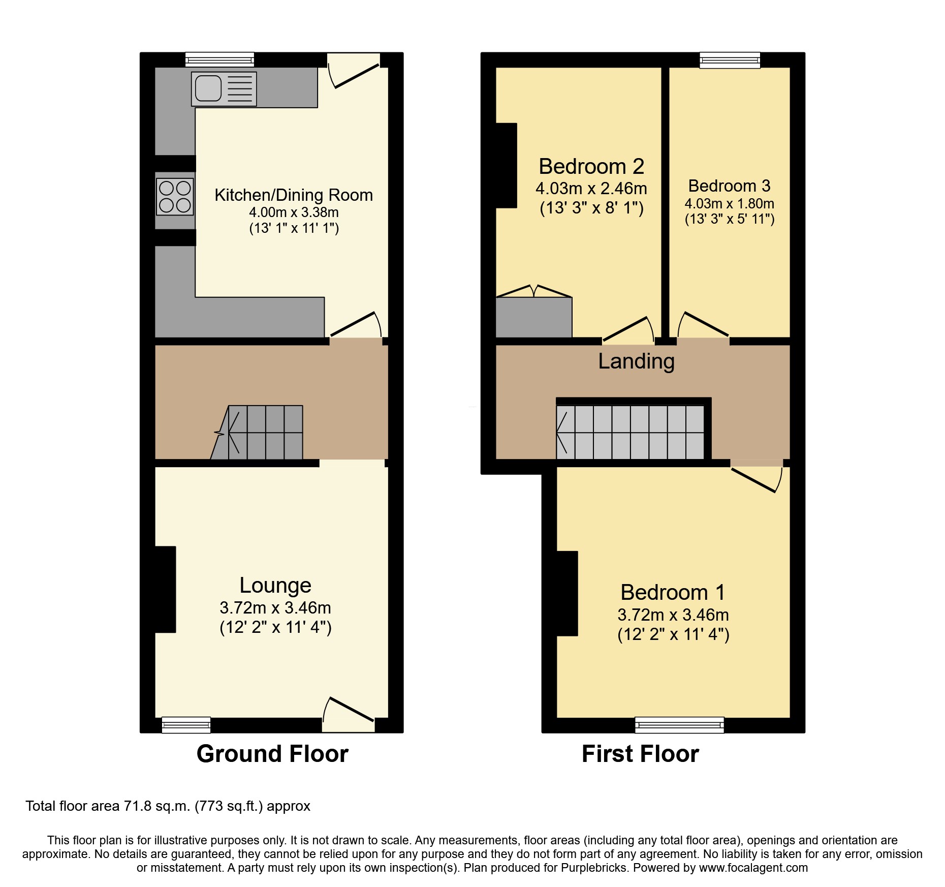 40, Fletcher Street, Heanor floorplan