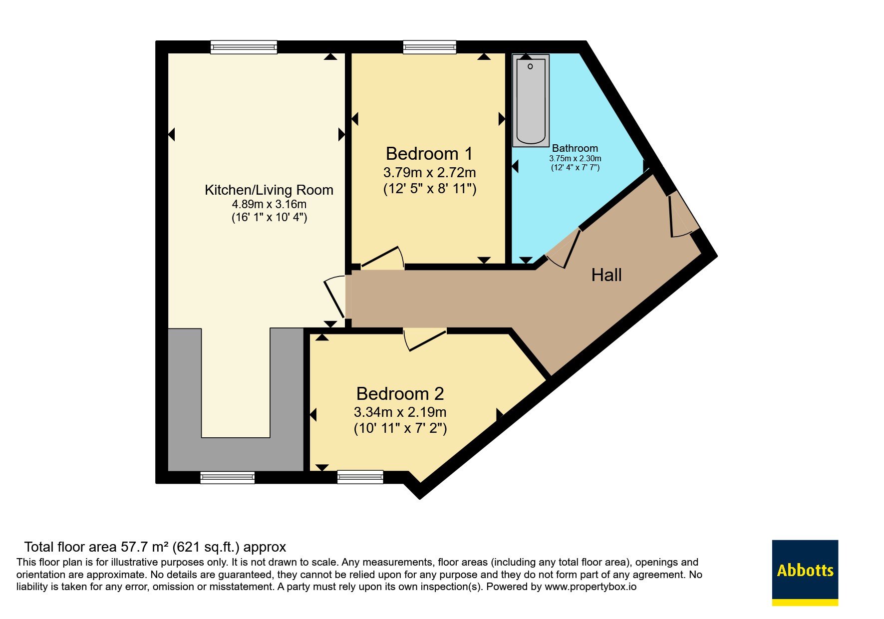 Flat 2, 31, Mimas Way, Suffolk floorplan
