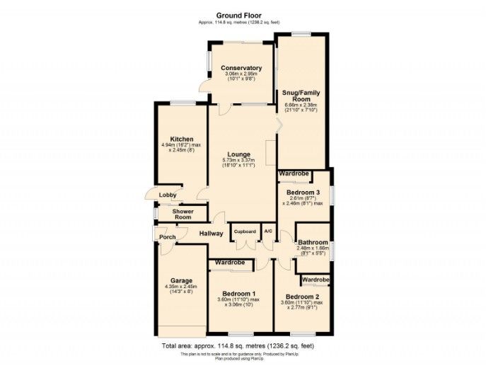 15, Paxhill Lane, Tewkesbury floorplan