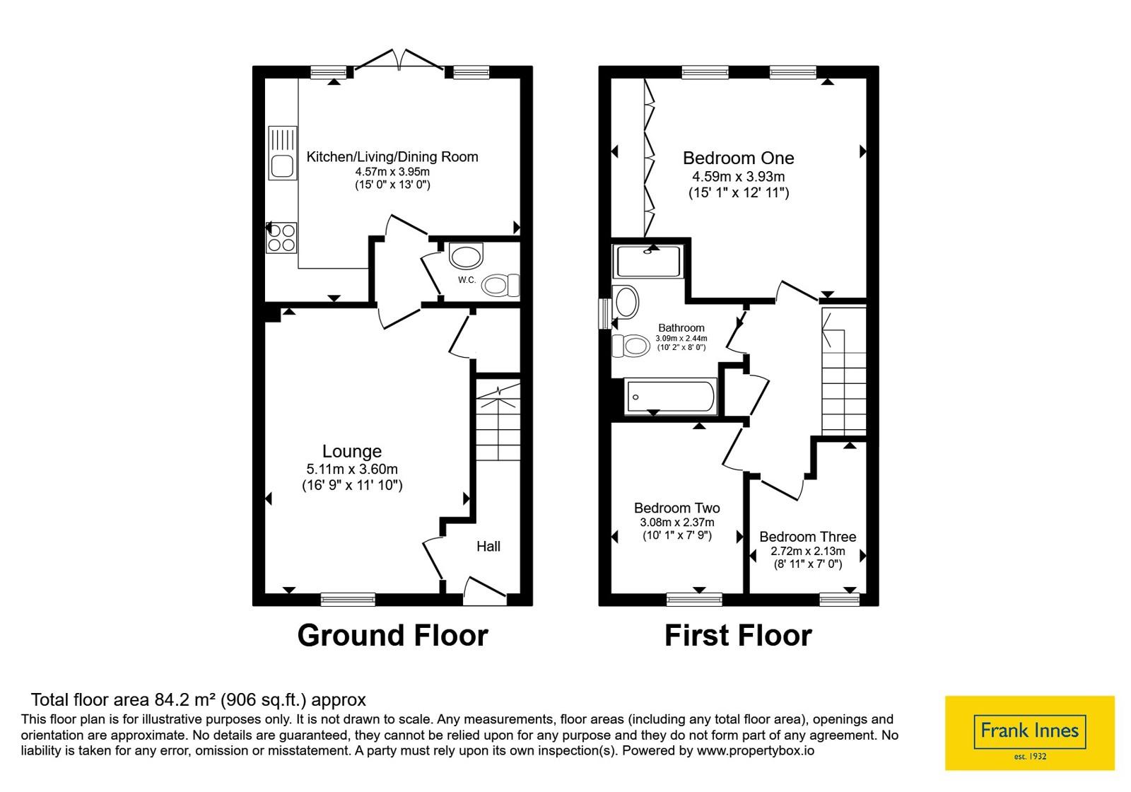 21, Budle Avenue, Derbyshire floorplan