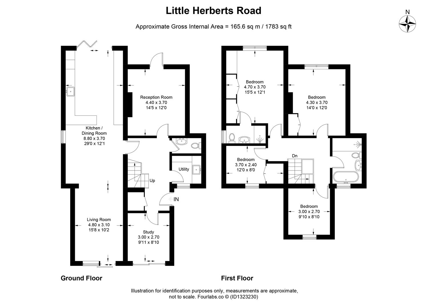 53, Little Herberts Road, Cheltenham floorplan