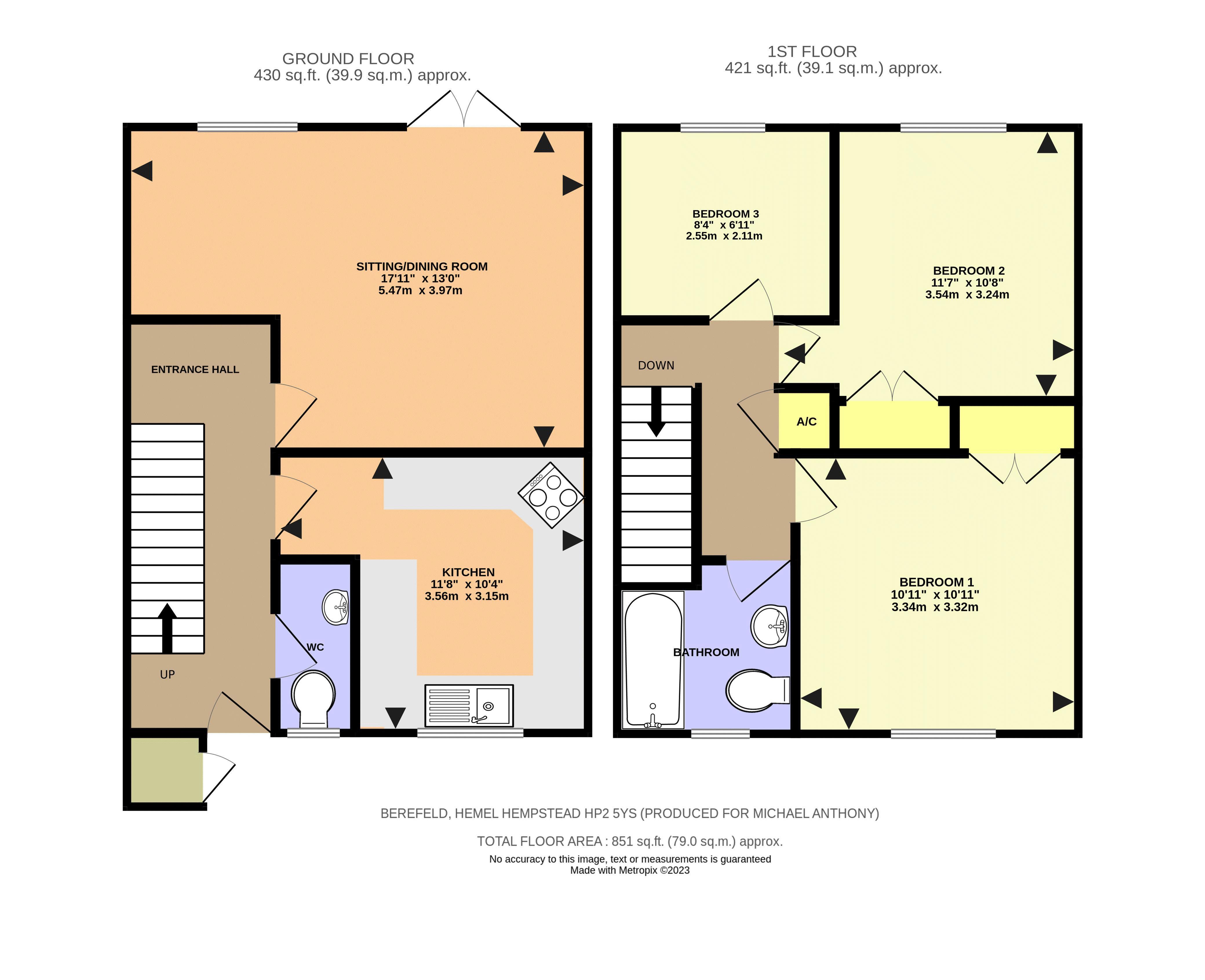 7, Berefeld, Hemel Hempstead floorplan
