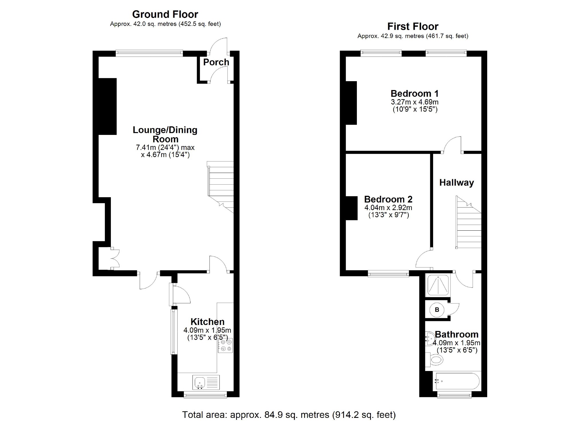 2 Bedrooms End terrace house for sale in Swindon Road, Wroughton, Swindon SN4