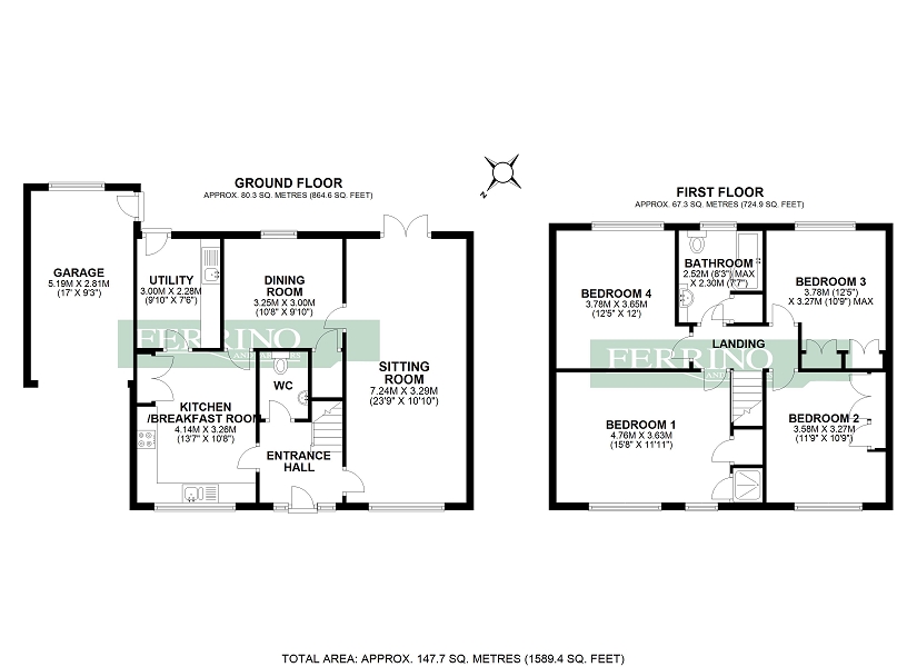 Deans Walk, Harrow Hill, Drybrook, Gloucestershire. GL17, 4 bedroom