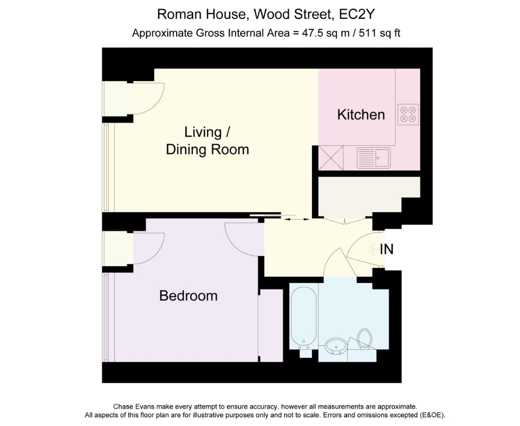 1 Bedrooms Flat to rent in Roman House, Wood Street, St Pauls EC2Y