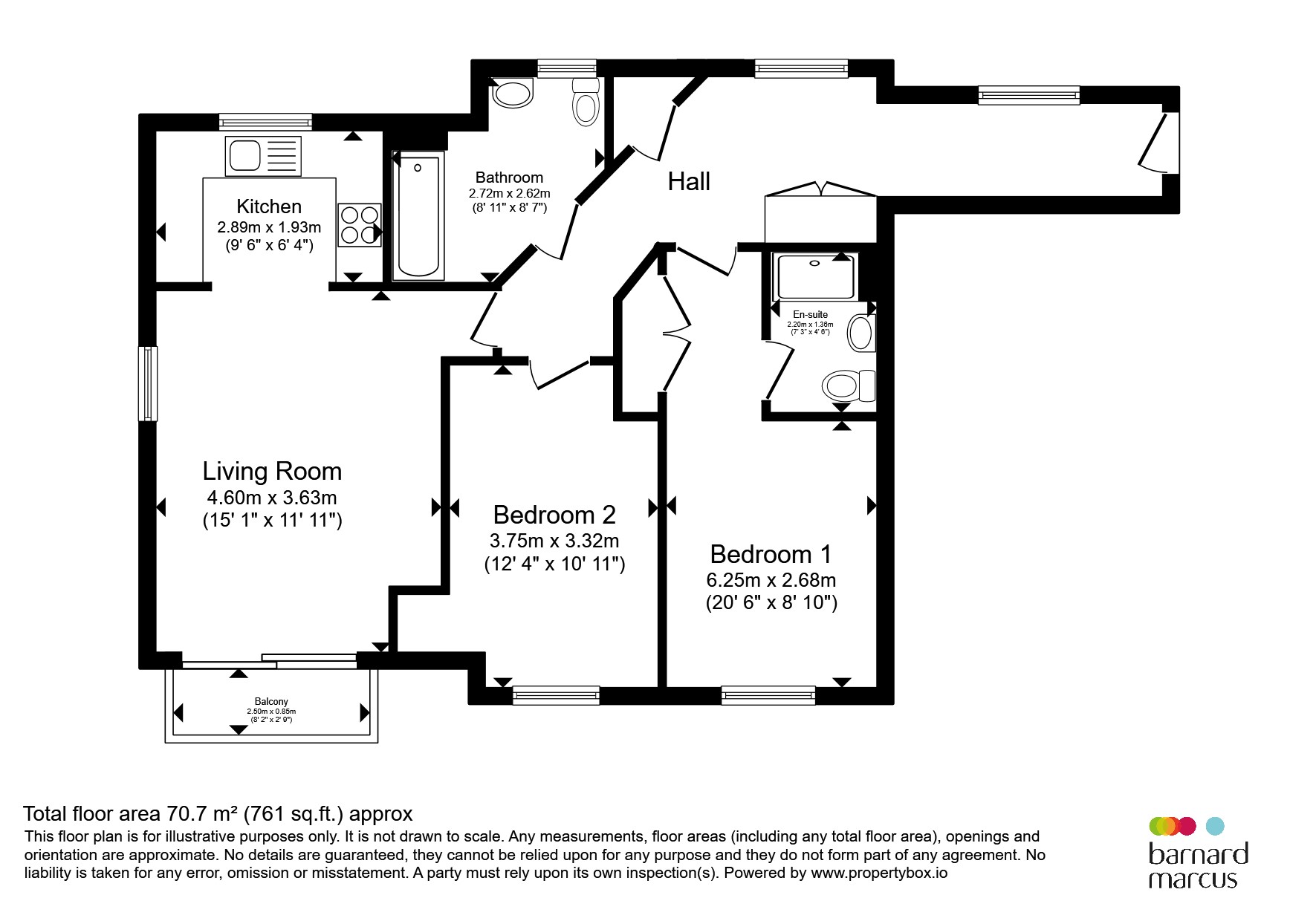 Flat 15, Nutfield Court, 26, Goodworth Road, Redhill floorplan