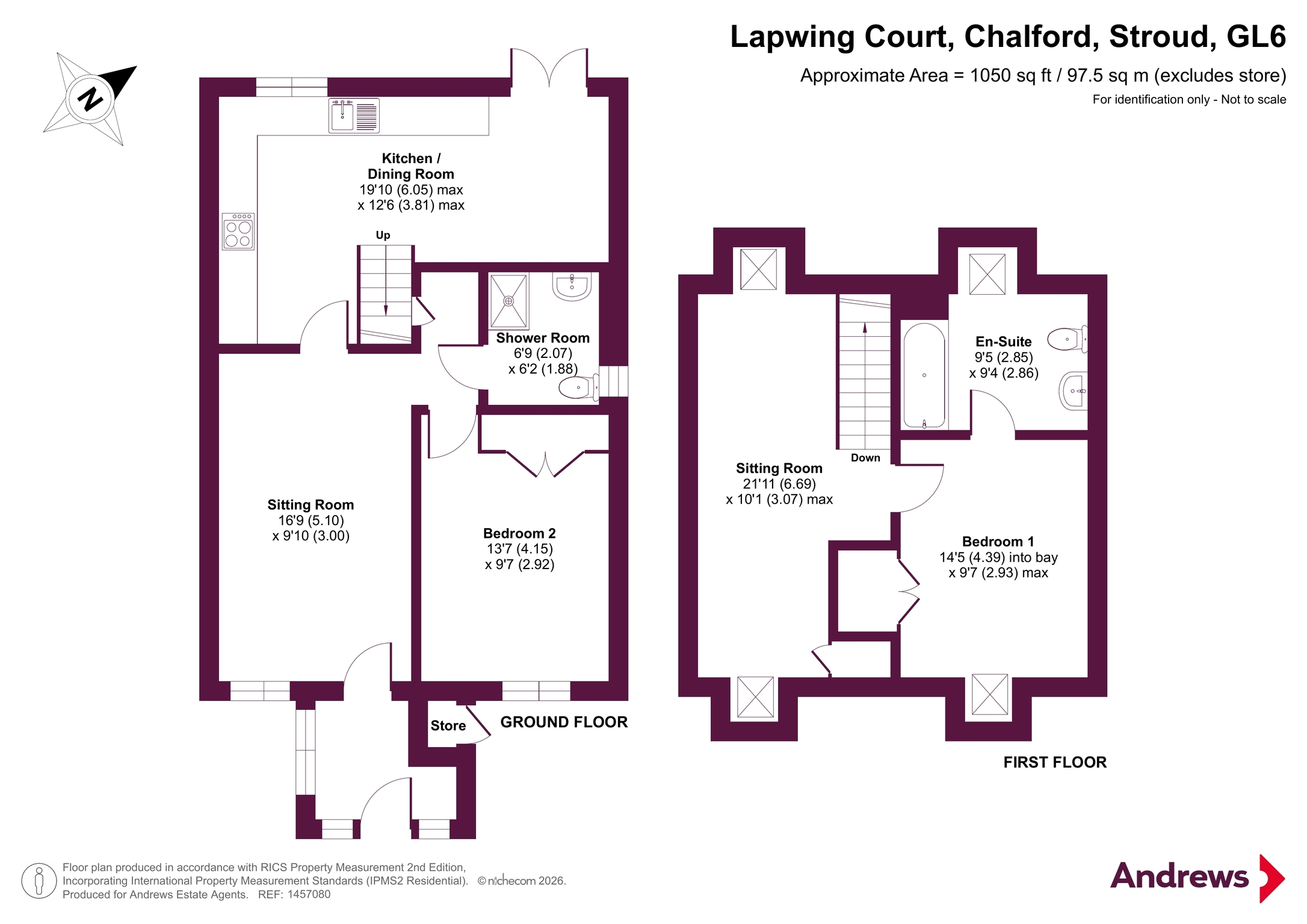 5, Lapwing Court, Stroud floorplan