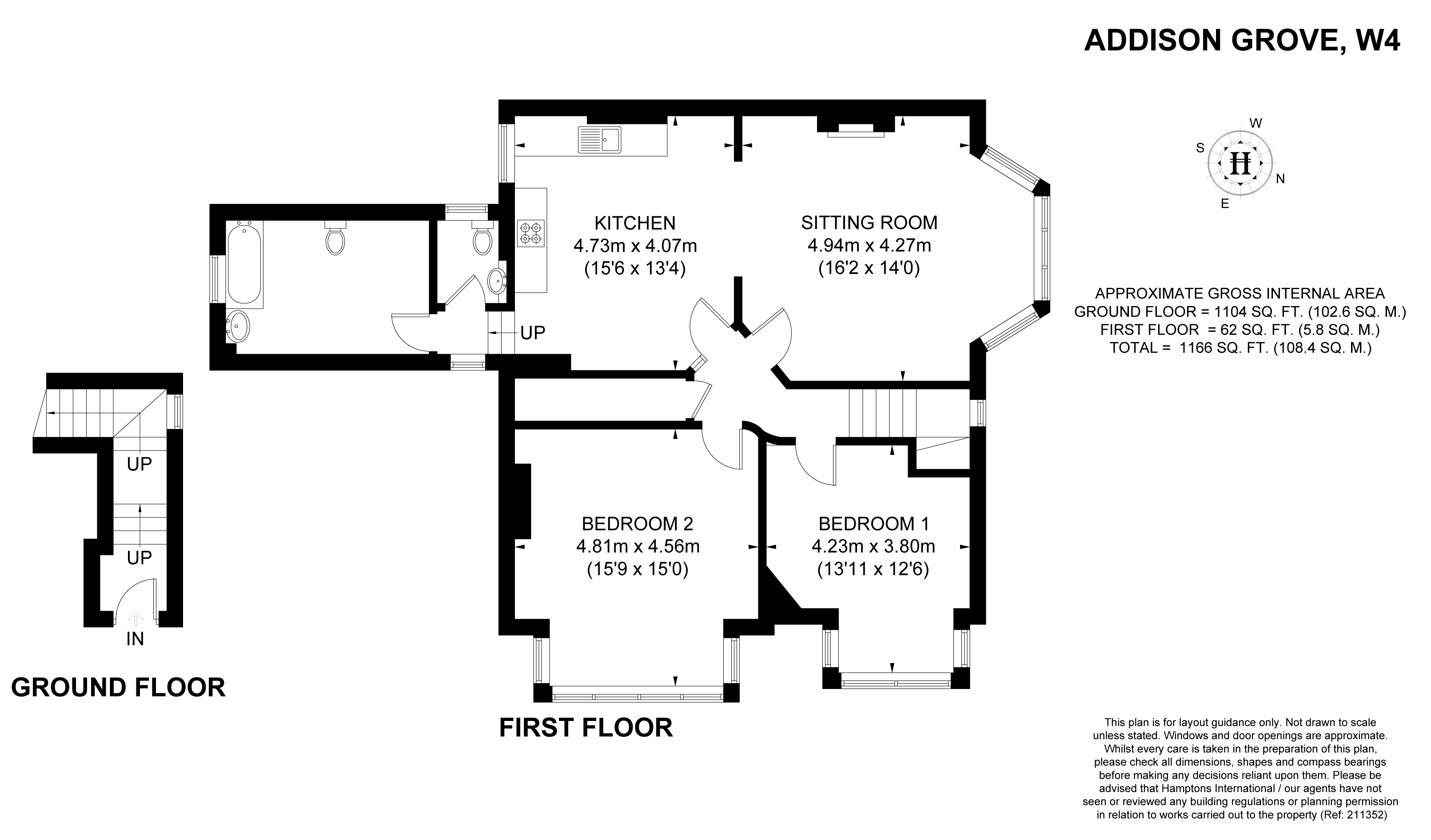 2 Bedrooms Flat to rent in Addison Grove, London W4