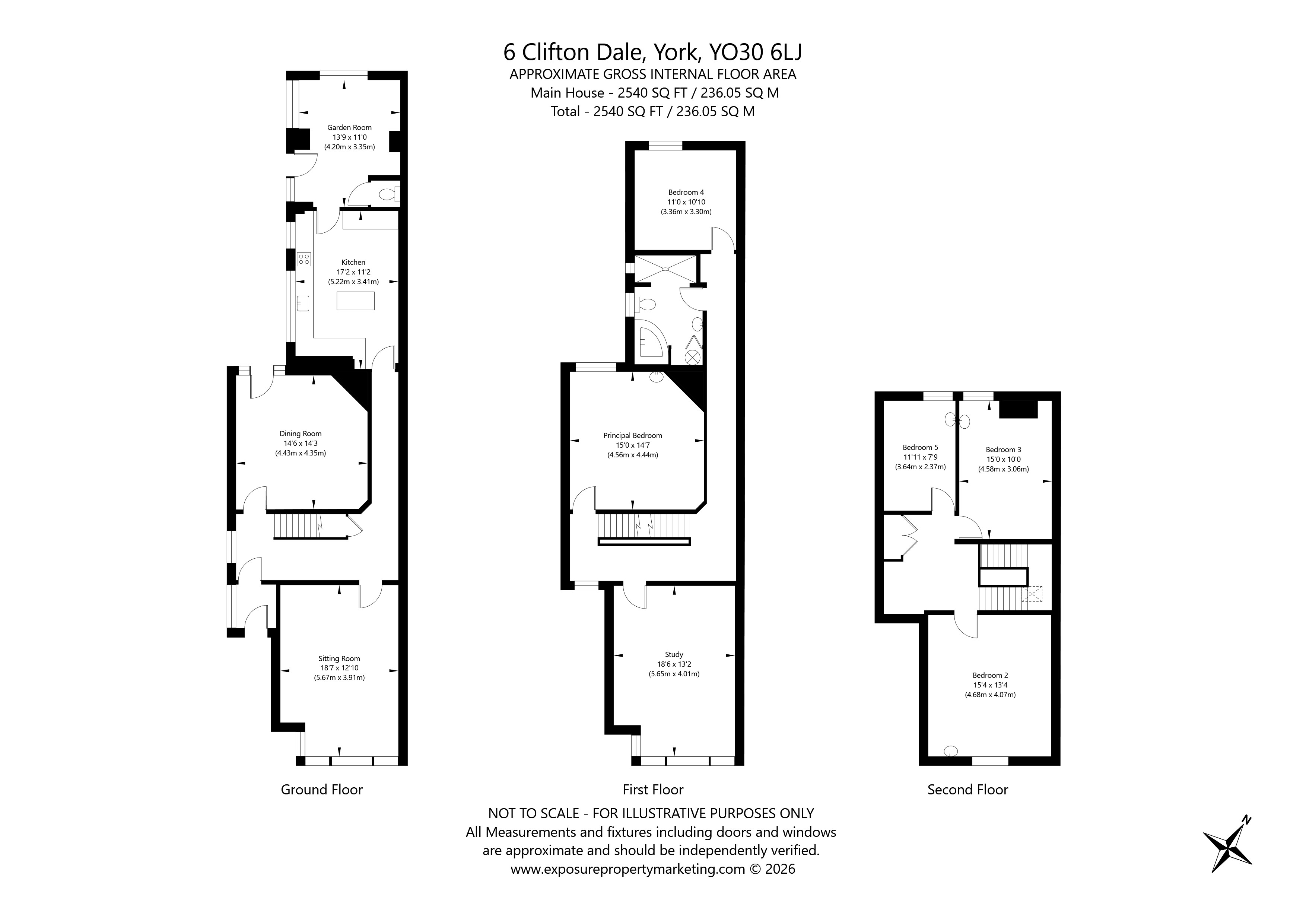 6, Clifton Dale, North Yorkshire floorplan