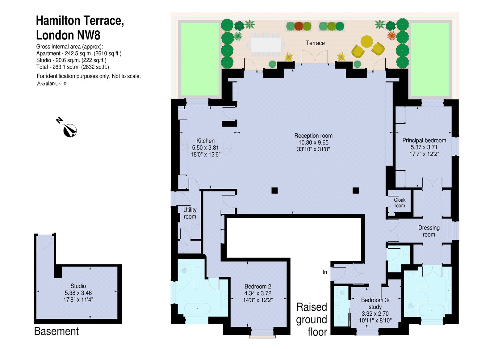 The Malvern, 72-74, Hamilton Terrace, London floorplan