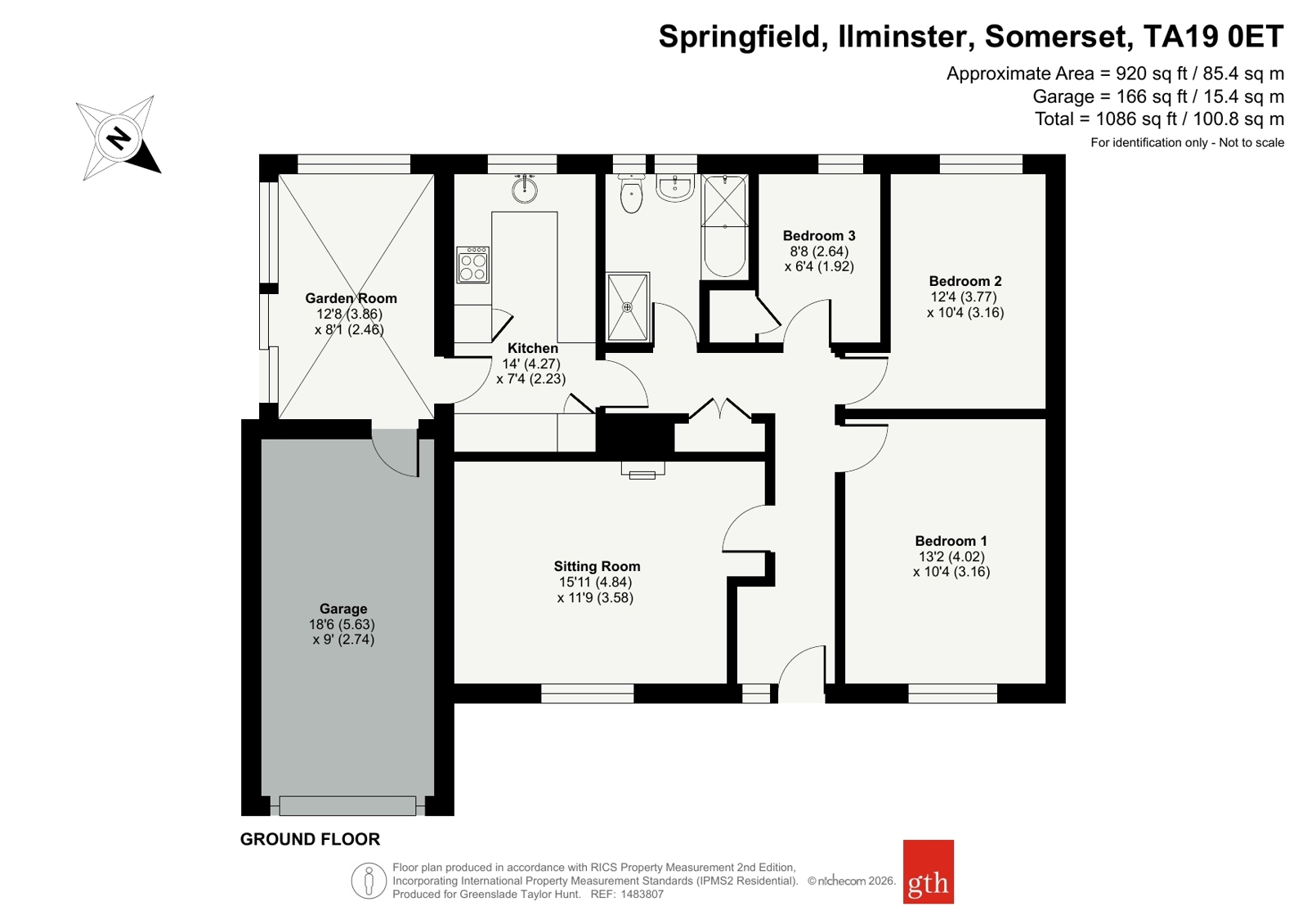 16, Springfield, Somerset floorplan