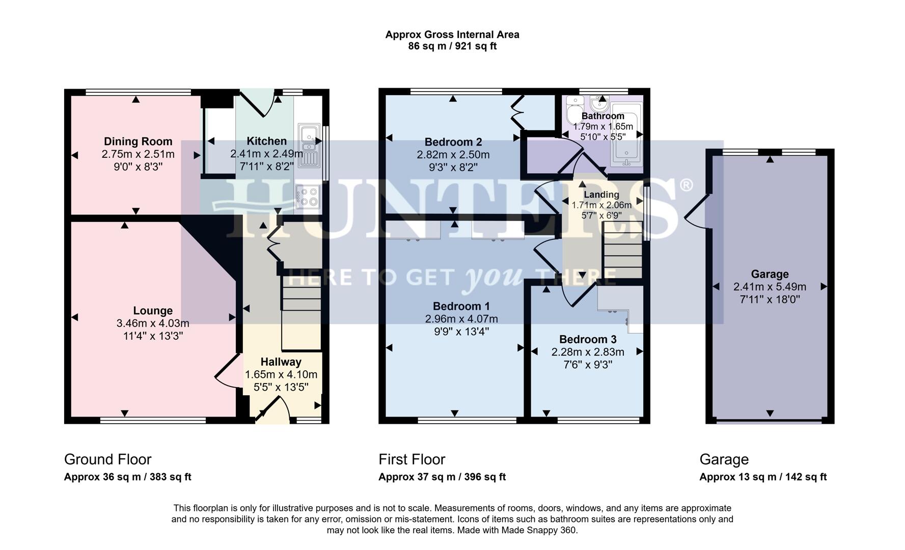 41, Kenilworth Road, Wigston floorplan