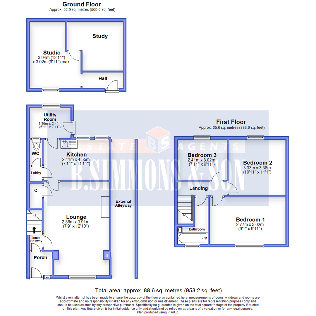 3 Bedrooms Terraced house for sale in Bryant Avenue, Stoke Poges, Slough SL2