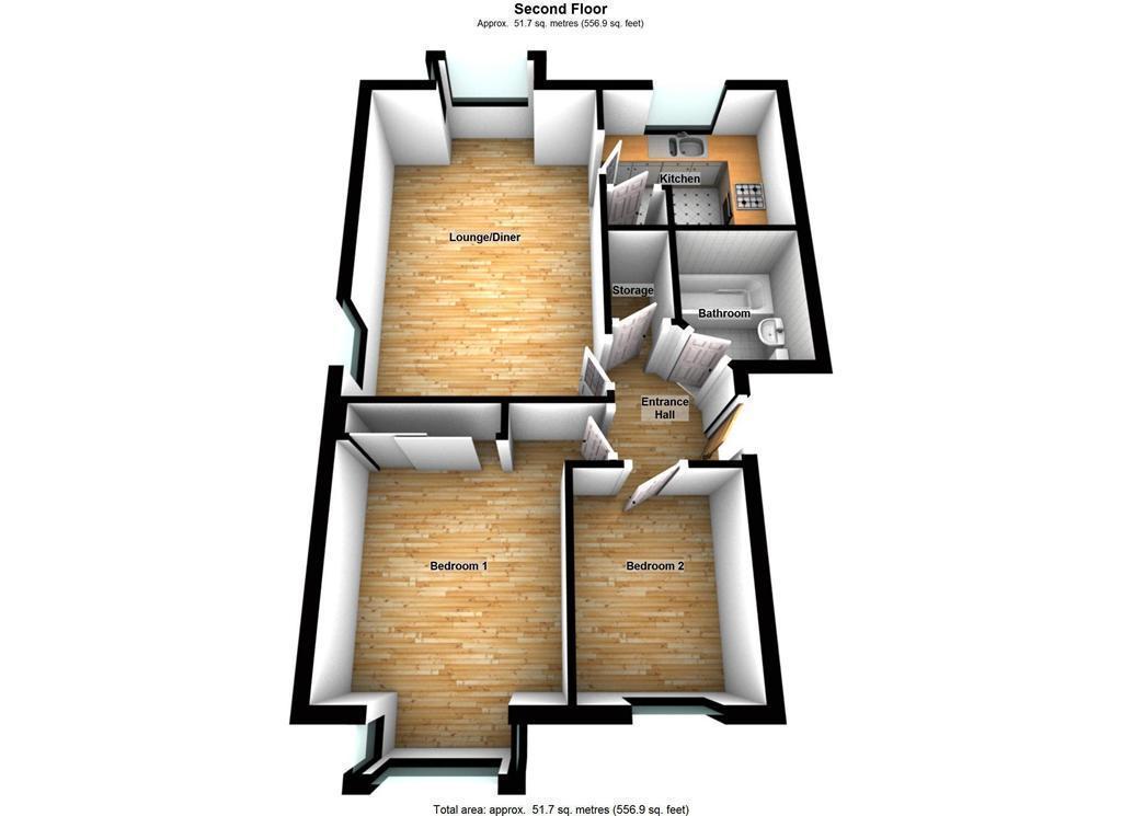 2 Bedrooms Flat to rent in Heathdene Drive, Upper Belvedere, Kent DA17